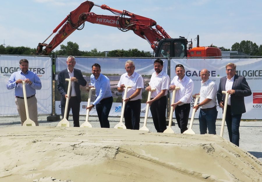 Spatenstich für eine der größten Logistikhallen in Holzbauweise